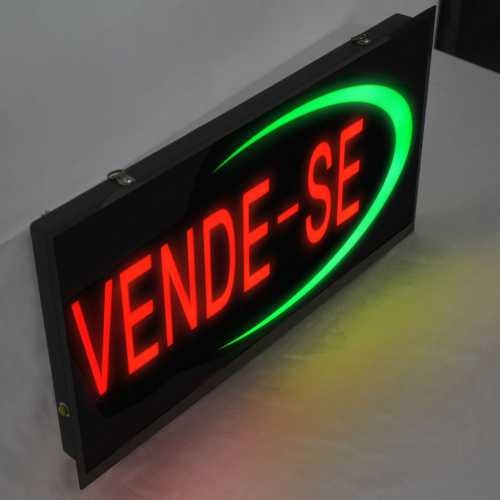 Placa De Led Vende-se 44x24 Letreiro de Sinalização 